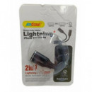 ANDOWL Adaptador Lightning/m a Lightning/h Jack/h 3.5MM Q-ZJ6
