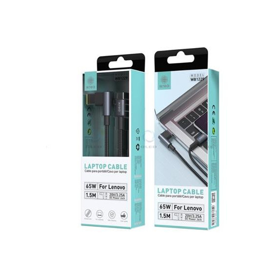 Ikrea Cable para Portatil Lenovo 65W 1.5MTRS WB1229  LALO