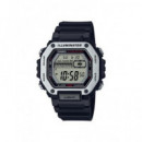 CASIO Coleccion MWD-110H-1AVEF Reloj Digital,correa Resina, Fecha, Alarmas, Resistente Al Agua