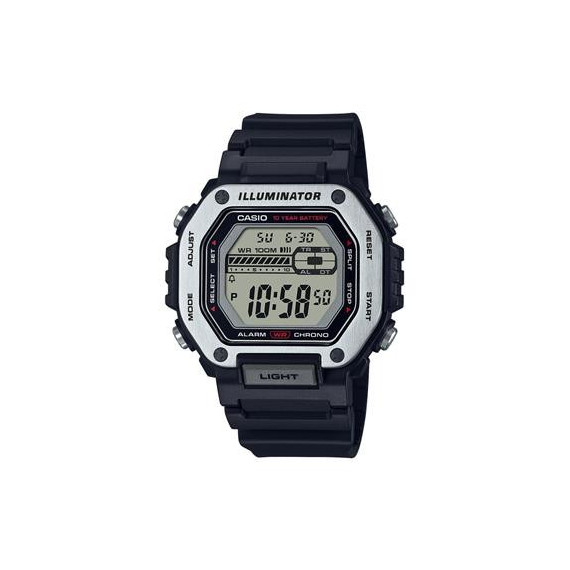 CASIO Coleccion MWD-110H-1AVEF Reloj Digital,correa Resina, Fecha, Alarmas, Resistente Al Agua