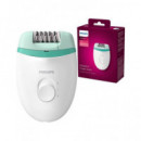 PHILIPS Depiladora Satinelle Essential con Cable BRE224 Blanco