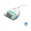 PHILIPS Depiladora Satinelle Essential con Cable BRE224 Blanco