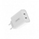ACCETEL Adaptateur réseau 2XUSB C Pd 20+20W Blanc AC940W Blanc