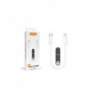 ACCETEL Câble de données USB C/lightning 30CMS CU313 Blanc