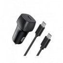 ACCETEL Cargador Coche Tipo C+ Cable USB C Pc 3A CC296