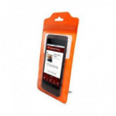 KSIX Funda Movil Universal 6" Naranja Resistente Al Agua, con Sujecion Magnetica para Nevera