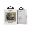 GUESS Funda Airpods 3 Flores Azul