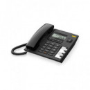 ALCATEL Telefono Fijo Sobremesa con Pantalla Alfanumerica T56 Negro