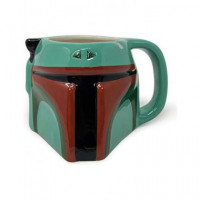 Star Wars Taza 3D The Mnadalorian Bobba Fett 450ML  DISNEY