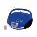 Nevir Reproductor Radio, CD,MP3 NVR-480UB Bt,usb con Mando Azul  LALO