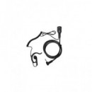KOMUNICA Micro Auricular Negro Rizado PWR-PRO-TA288 para Motorola Pmr T-6/T-8