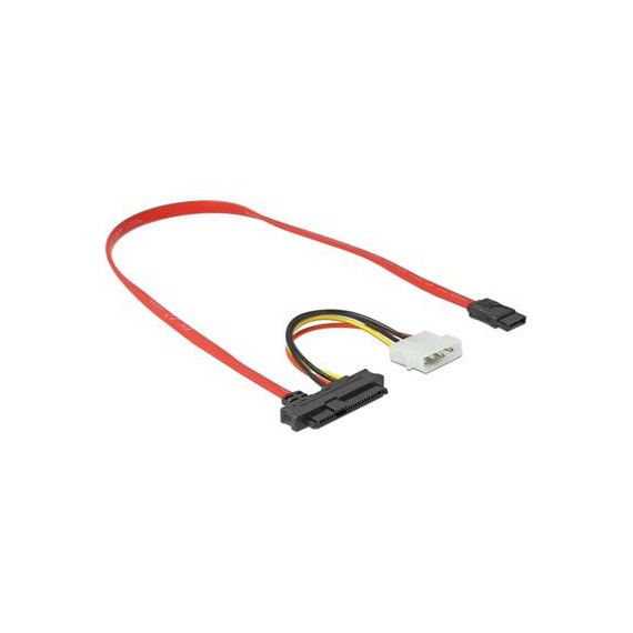 DELOCK Cable Alimentacion Sata 7 Pines SFF-8482 0.5MTRS