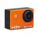 MIDLAND Camara Deportiva Accion H3+ Wifi Full HD Naranja