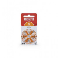 MAXELL Pack 6 Pilas Audifono PR13/PR48 1.4V