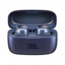 JBL Auricular BLUETOOTH LIVE300 Tws con Estuche Carga Azul,control por Voz,google y Alexa Resi Sudor