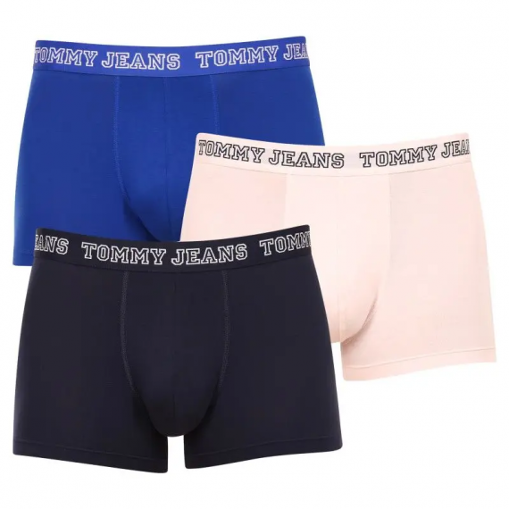 3PACK Boxer TOMMY JEANS Azul Negro Color Carne