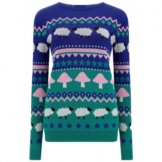 SUGARHILL BRIGHTON Jerséis y Sudaderas Jersey Sugarhill Rosie Multi Rural Fairisle
