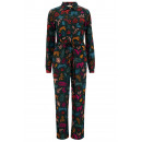 SUGARHILL BRIGHTON Vestidos Mono Sugarhill Juno Dark Green Tiger Cutouts