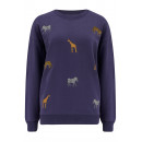 SUGARHILL BRIGHTON Jerséis y Sudaderas Sudadera Sugarhill Noah Washed Navy Safari Embroidery