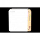 QNAP Nas Multimedia 2.5 Gbe Blanco 2GB