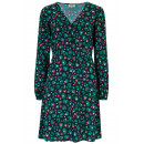 SUGARHILL BRIGHTON Vestidos Vestido Sugarhill Natalia Tea Black Multi Star Leopard