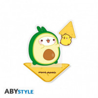 Figura Acrílica Molang de Aguacate  ABY STILE