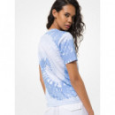 Mk Swrl Tiedye Mk Tee  MICHAEL KORS
