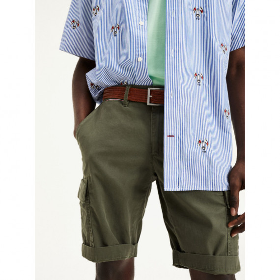 Allover Embroidery Shirt S/s  TOMMY HILFIGER