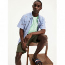 Allover Embroidery Shirt S/s  TOMMY HILFIGER