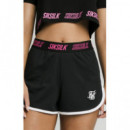 AW/20 Tape Runner Shorts - Bla  SIK SILK