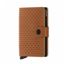 Miniwallet Perforated Cognac  SECRID