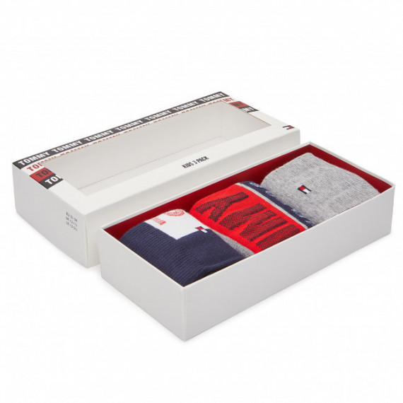 Th Kids Sock 3P Tommy Giftbox  TOMMY HILFIGER