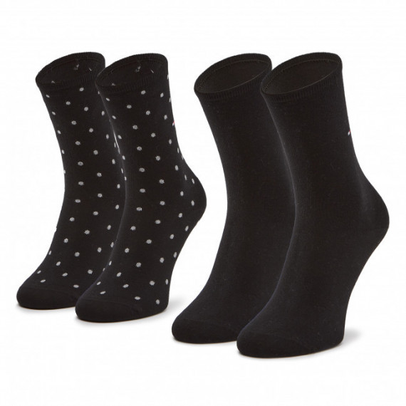 Th Women Sock Dot 2P  TOMMY HILFIGER