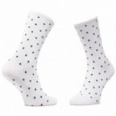 Th Women Sock Dot 2P  TOMMY HILFIGER