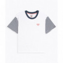 Tjw Striped Sleeve Tee  TOMMY JEANS