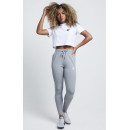 Siksilk Retro Box Fit Crop Tee Optic Whi  SIK SILK