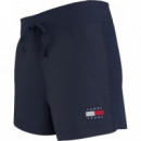 Tjw Tommy Badge Sweatshort Twilight Navy  TOMMY JEANS