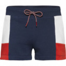 Colorblock Shorts Twilight Navy/ Deep Cr  TOMMY HILFIGER