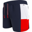 Colorblock Shorts Twilight Navy/ Deep Cr  TOMMY HILFIGER