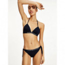 Cheeky Side Tie Bikini Black  TOMMY HILFIGER