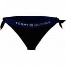 Cheeky Side Tie Bikini Black  TOMMY HILFIGER