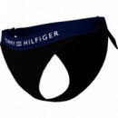 Cheeky Side Tie Bikini Black  TOMMY HILFIGER