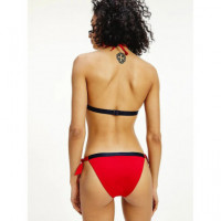 Cheeky Side Tie Bikini Primary Red  TOMMY HILFIGER