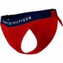 Cheeky Side Tie Bikini Primary Red  TOMMY HILFIGER