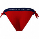 Cheeky Side Tie Bikini Primary Red  TOMMY HILFIGER