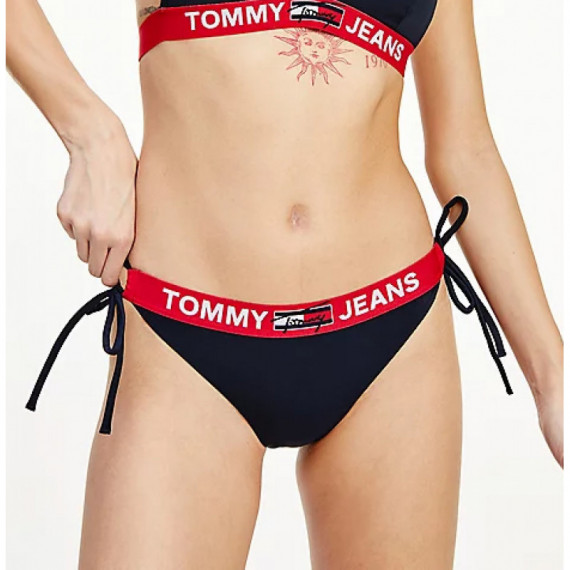 Cheeky String Side Tie Bikini Desert Sky  TOMMY HILFIGER