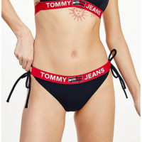 Cheeky String Side Tie Bikini Desert Sky  TOMMY HILFIGER
