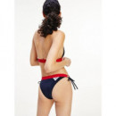 Cheeky String Side Tie Bikini Desert Sky  TOMMY HILFIGER