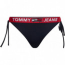 Cheeky String Side Tie Bikini Desert Sky  TOMMY HILFIGER