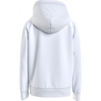 Hybrid Logo Zip Through Bright White  CALVIN KLEIN